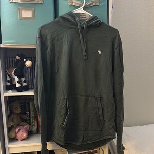 Abercrombie & Fitch Green Lightweight Hoodie